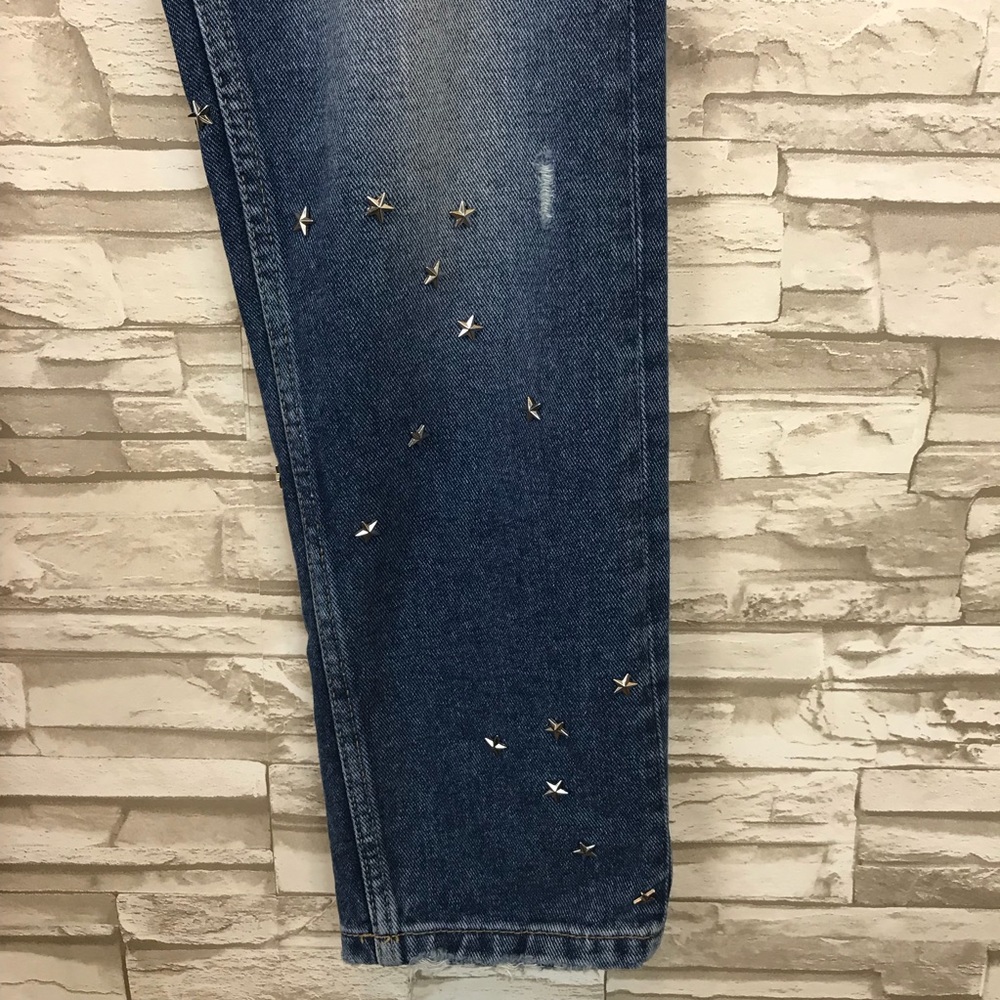 Zara denim NWT jeans with stars in size 36(4) - Picture 5 of 8